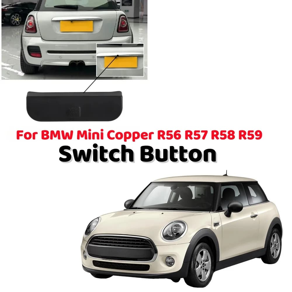 Car Tailgate Boot Handle Switch Cover Button Cap For Bmw Mini Copper R56 R57 R58 R59 Car Control Switch Button Replacement