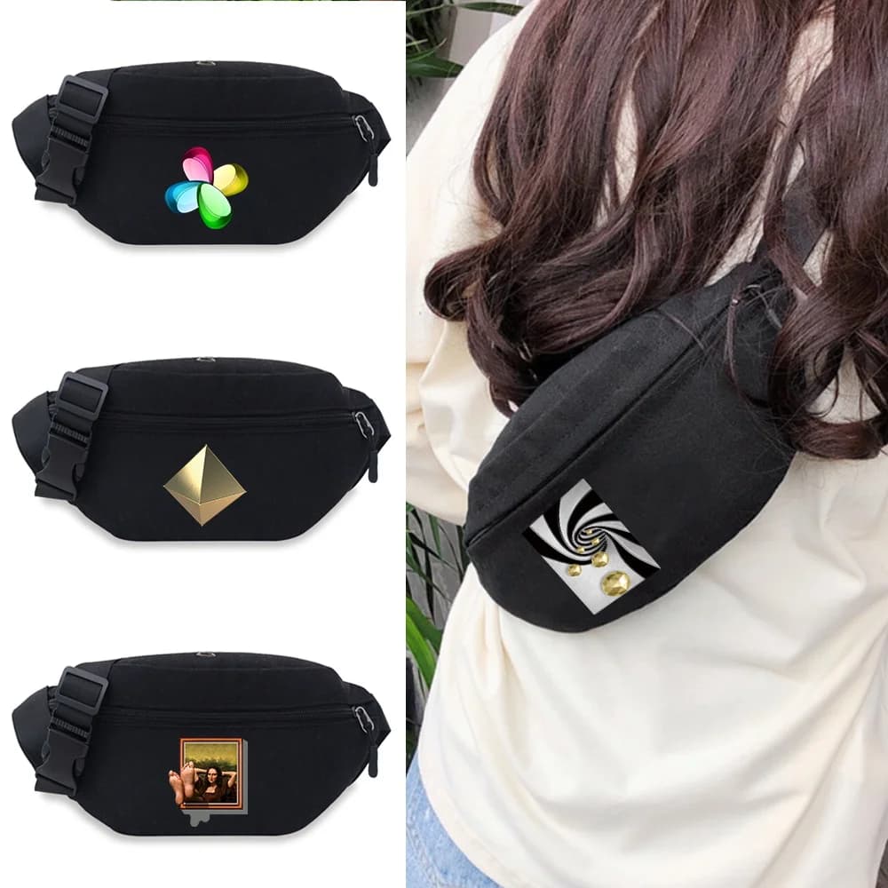Outdoor Waist Bag with Zip Waist Waist Bag for Cell Phone Bag