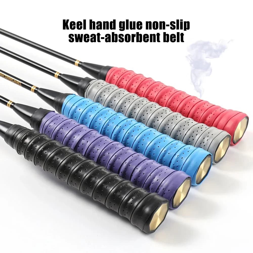 2-piece non-slip tape for tennis racket, fishing rod and badminton - Sport wrap absorbing sweat