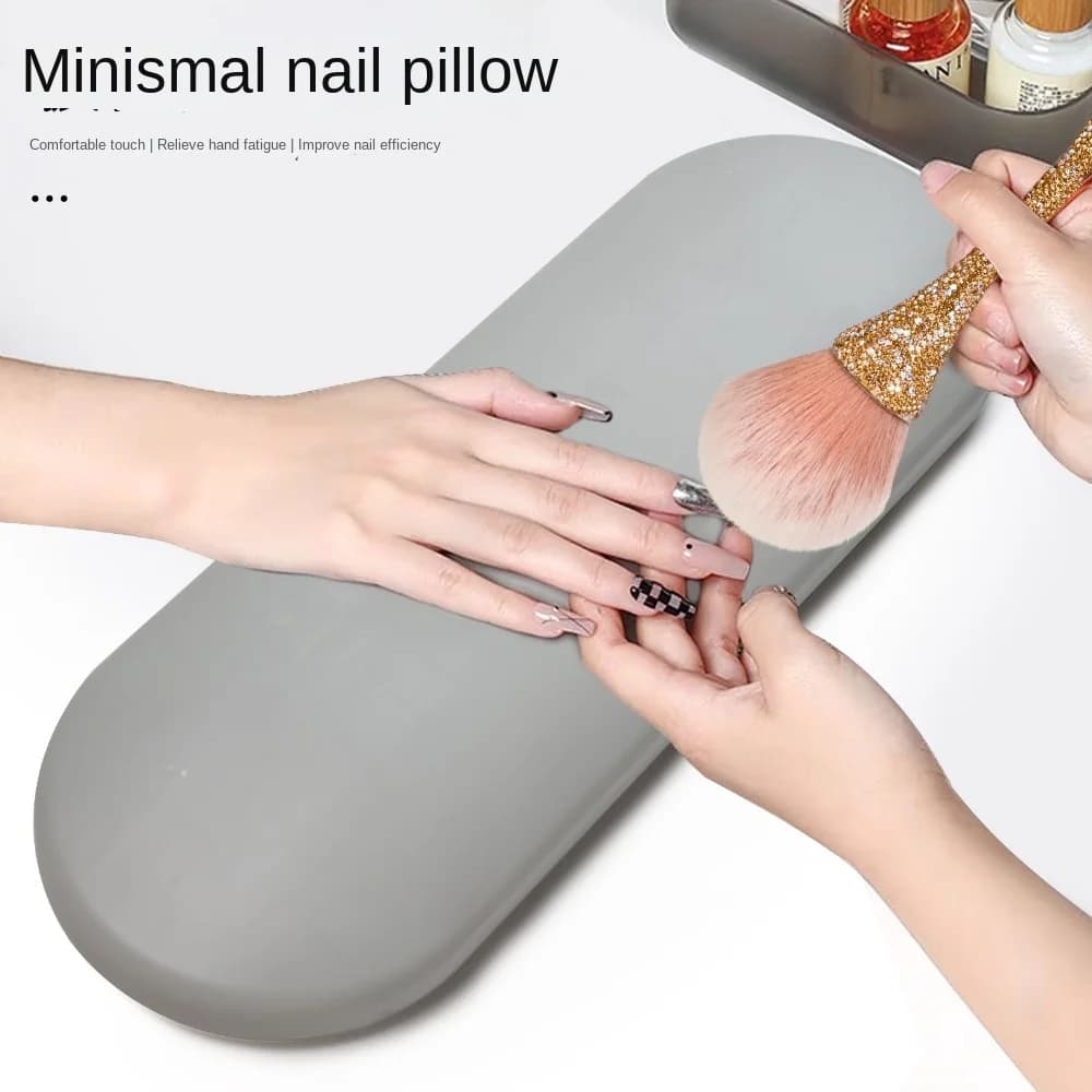 Cuscino Professionale Antiscivolo per Manicure, Pieghevole e Portatile, Supporto per Braccio, Strumento per Salone di Bellezza