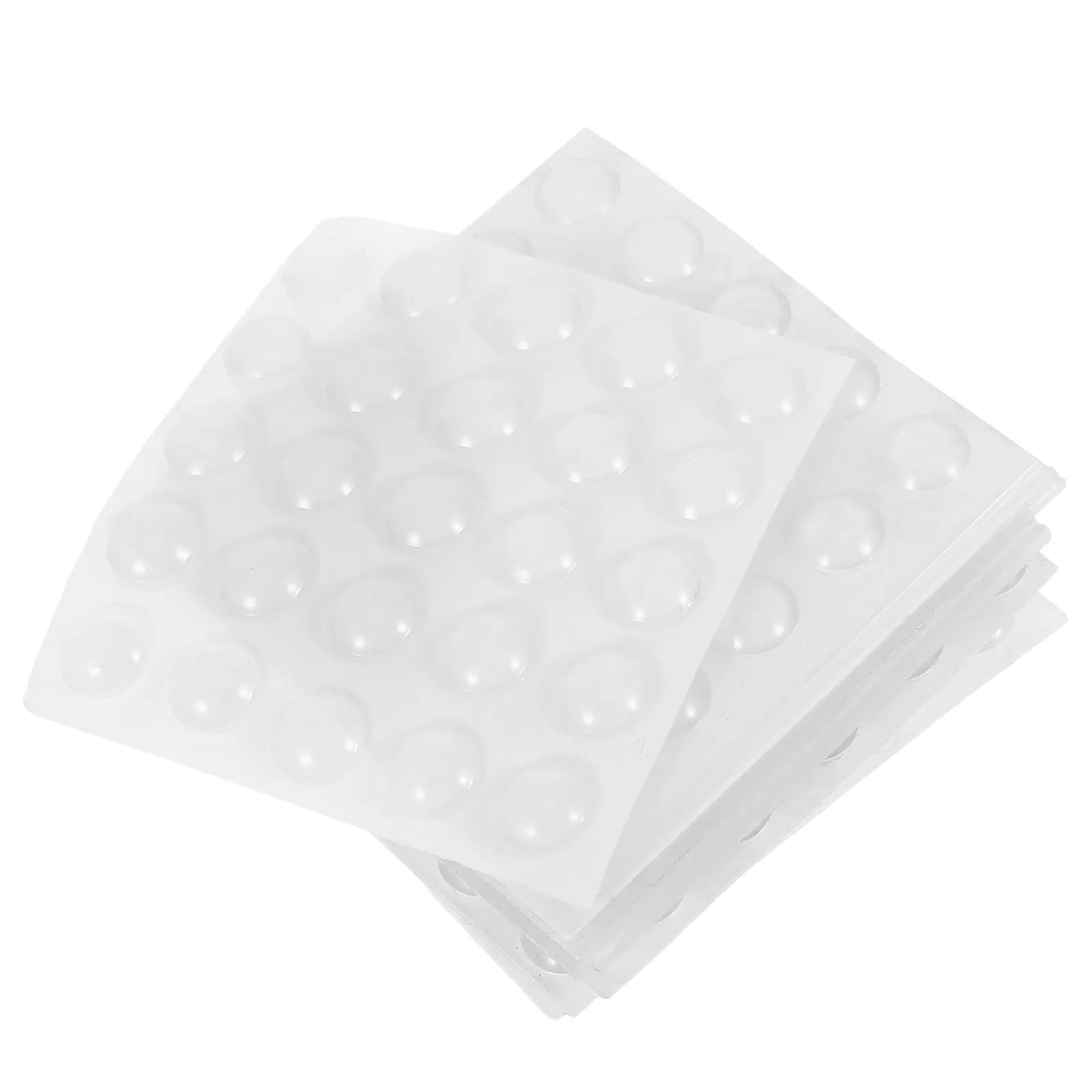 200 Pezzi Tamponi Antiurto in Silicone Trasparente, Adesivi Forti Autoadesivi per Freni Porta, Ideali per Armadietti da Cucina e Frigoriferi, Chiusura Silenziosa