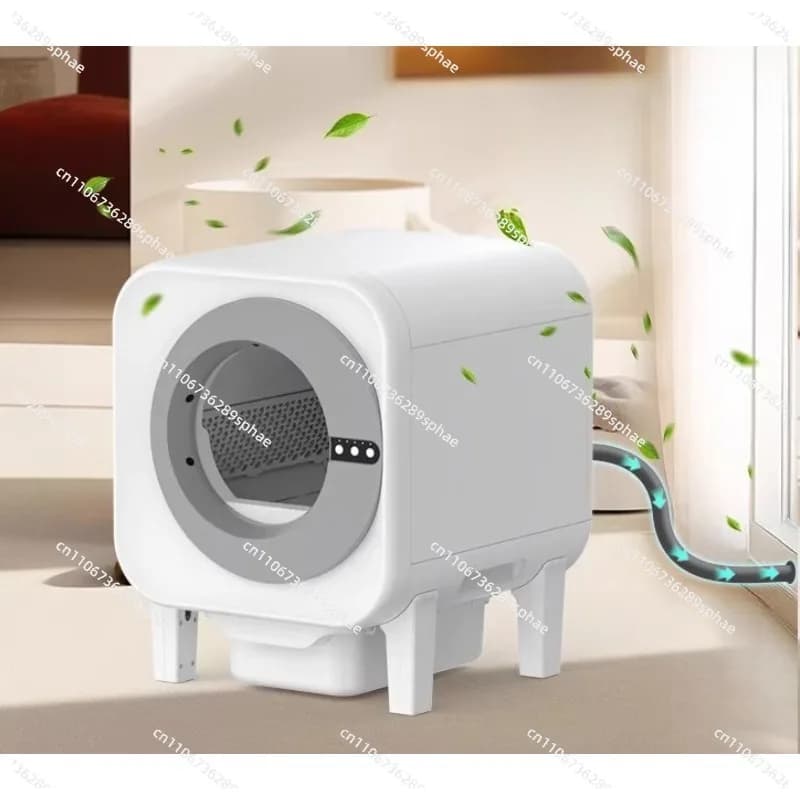 Lettiera per gatti intelligente, film video ingrandito, deodorizzazione video e lettiera per gatti antispruzzo, toilette automatica