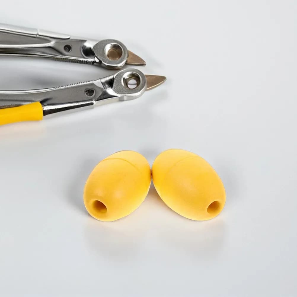 5 Pezzi Boa Galleggiante Ovale per Kayak, Galleggiante Marino, Segnalatore di Ancoraggio, Accessori per Ormeggio Barca, Stabilizzatore per Pesca e Ormeggio