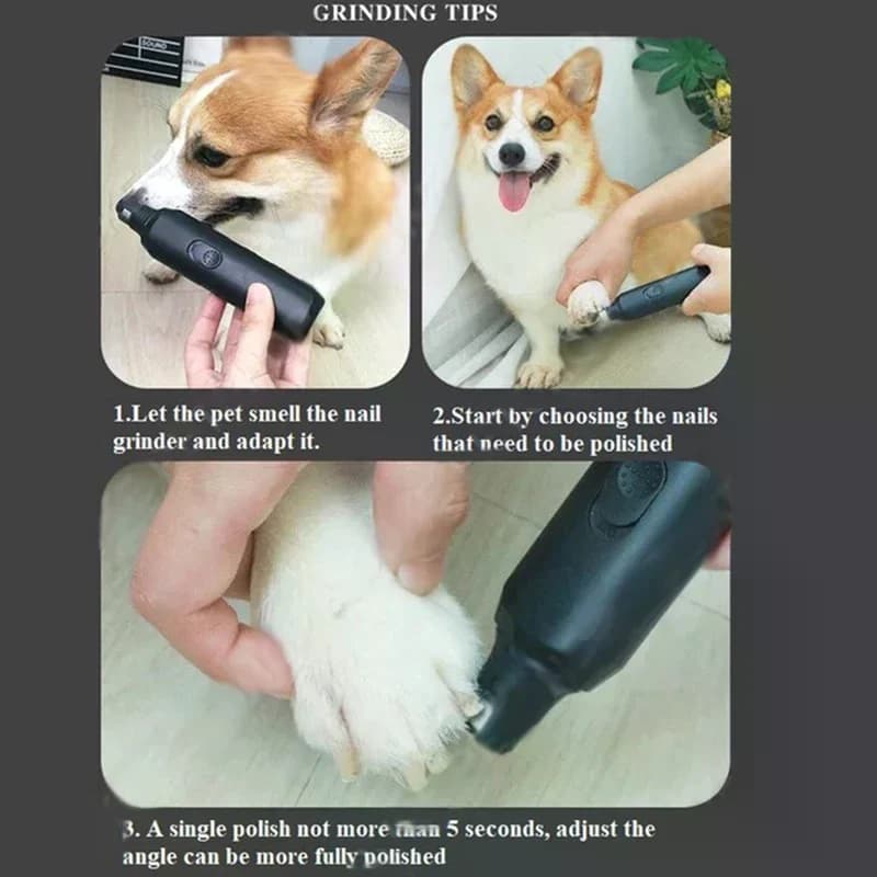 Tagliacapelli elettrico professionale per cani e gatti, kit per la cura degli animali domestici, ricarica USB.