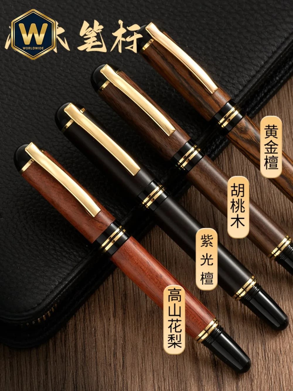 Log Pen Body Extra Heavy Hand Polished Large Iridium Fountain Pen Premium Calligraphy Writing Pen Easy to Show Stroke Regular