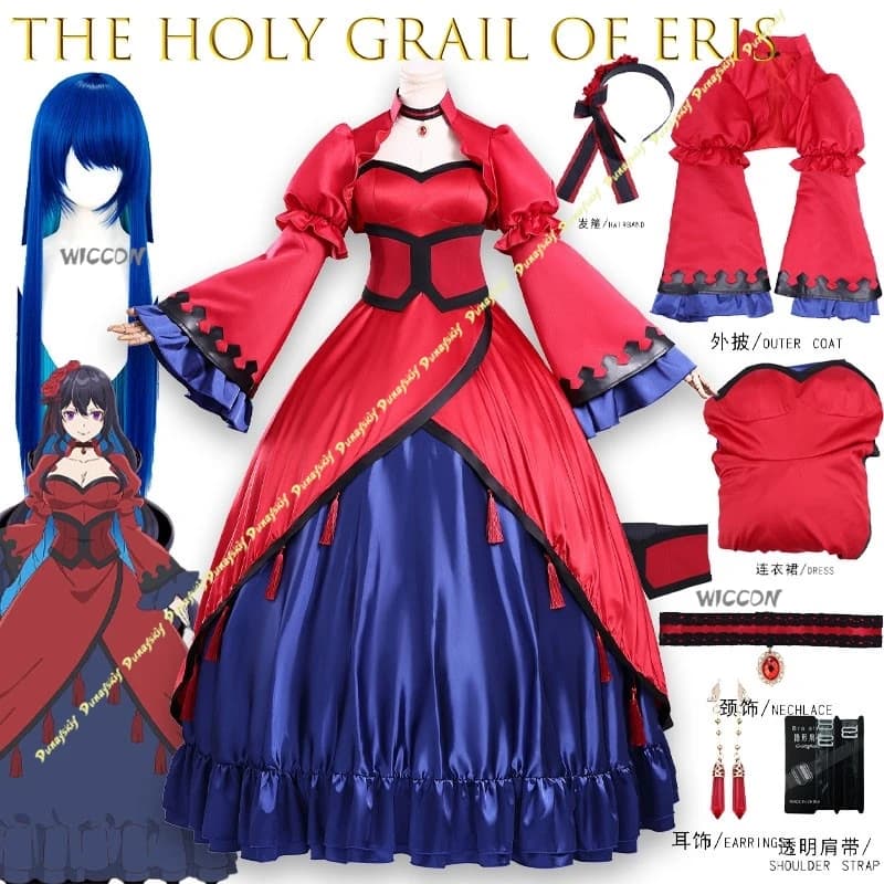 Medieval Gothic Dress Retro with Sleeves in Bell Long Lace Eris, Fitted Halloween Dress