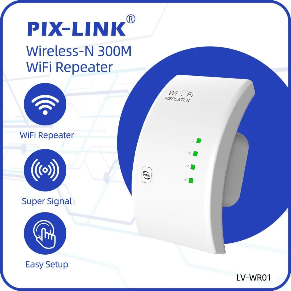 PIX-LINK WR01 ripetitore WiFi Wireless Extender Wifi amplificatore Wifi Ultraboost Repiter a lungo raggio 300M punto di accesso Booster wi-fi