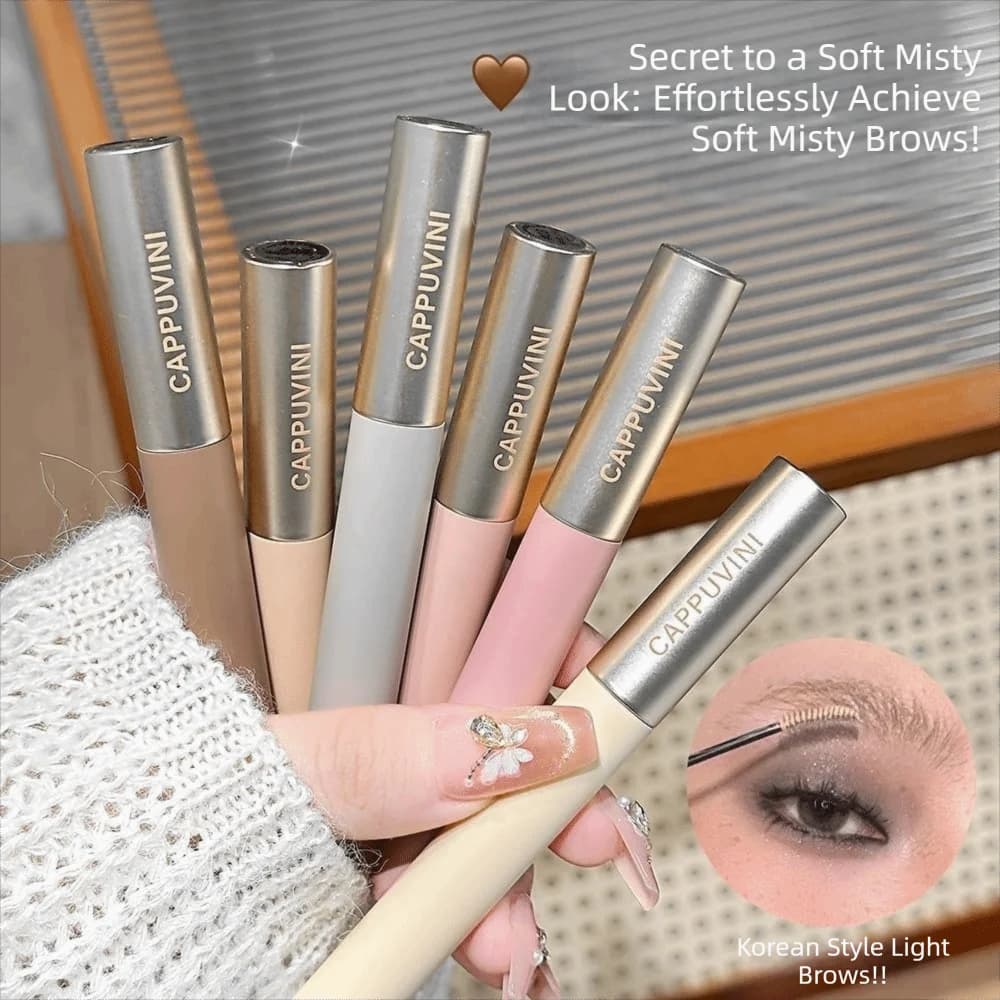 New Eyebrow Coloring Cream Velvet Effect, Pink-brown Color, Long-lasting Eyebrow Tint, Waterproof Mascara for Eyebrows