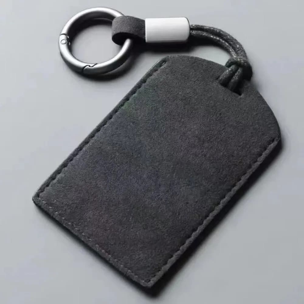 Light Luxury Genuine Leather Car NFC Card Holder Mini License NFC PVC Card Cover Key Cover Flip Suede Cover Auto Accessories