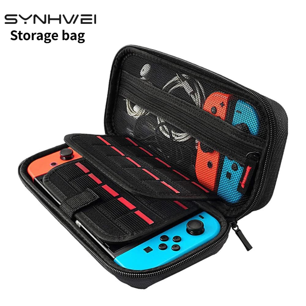 Borsa portaoggetti grande per Switch Custodia protettiva da trasporto portatile Borsa da viaggio impermeabile antigraffio per Nintendo Switch OLED