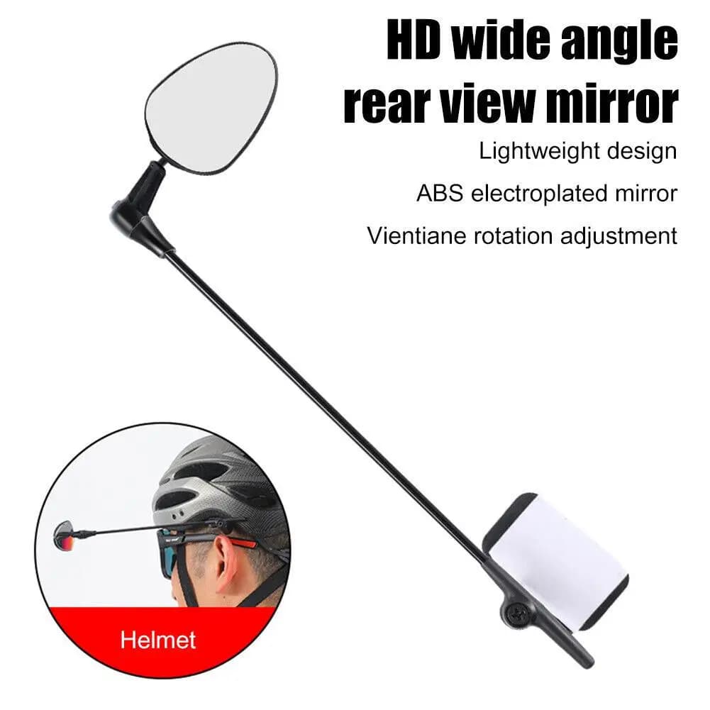 Specchietto retrovisore per casco da bici specchietto retrovisore per bicicletta leggero grandangolare regolabile a 360 gradi accessori per specchietti retrovisori per bicicletta