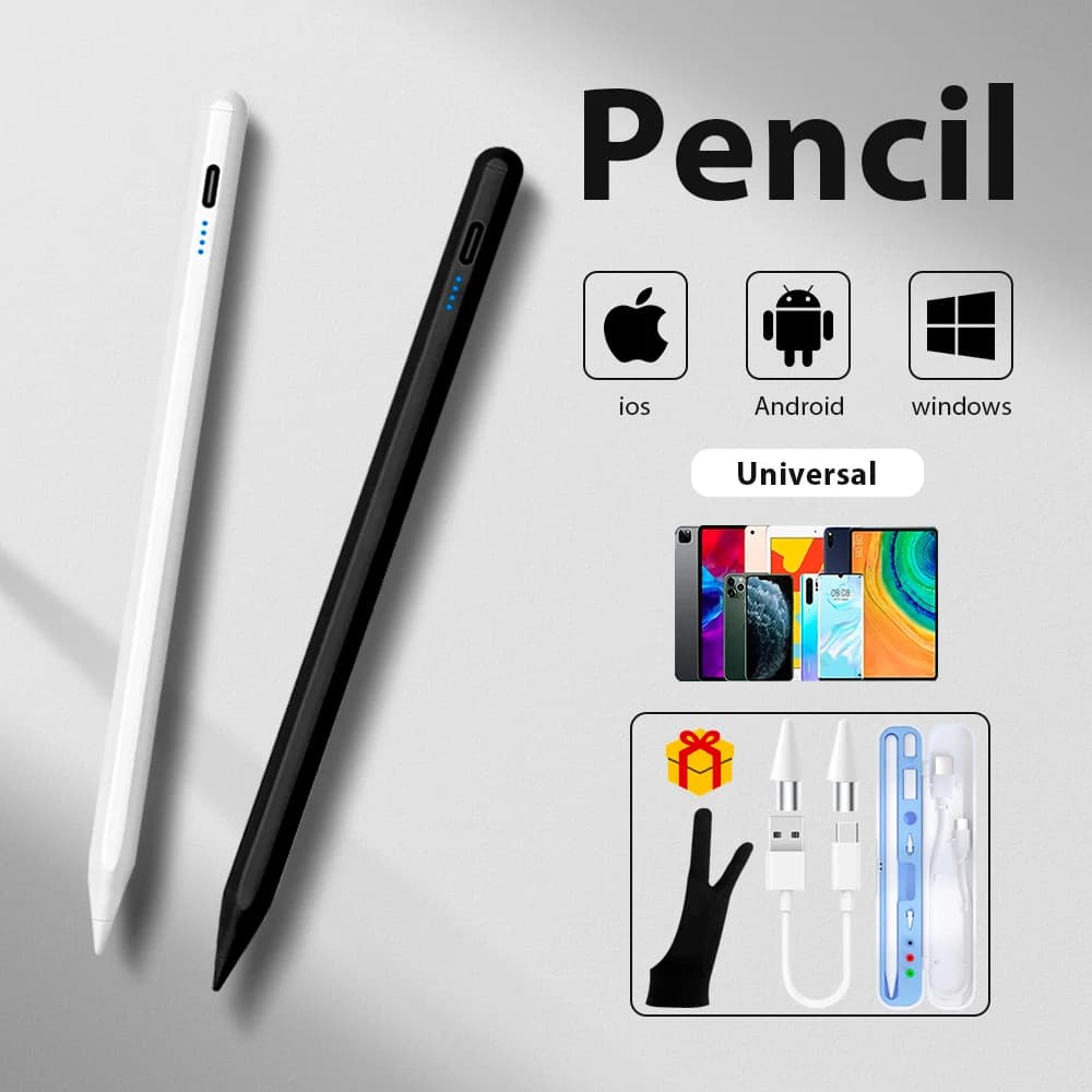 Specific Style Pen for iPad with Palm Detection and Charging Indicator, Compatible with Apple Pencil for iPad Pro, Air, Mini (Modelli 2021, 2022, 2023, 2024, 2025)