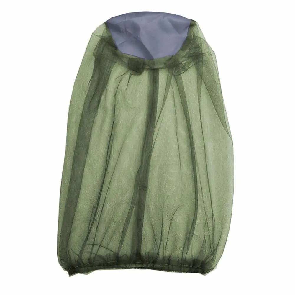 Portable Outdoor Bug Mosquito Insect Hunting Mesh Hat Net Head Cover Fishing Cap Face Protector