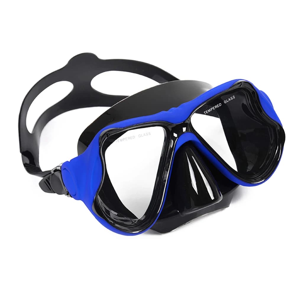 Scuba diving mask Overview Wide view Snorkeling mask professional wear-resistant mouthpieces Occhialini for free swimming
