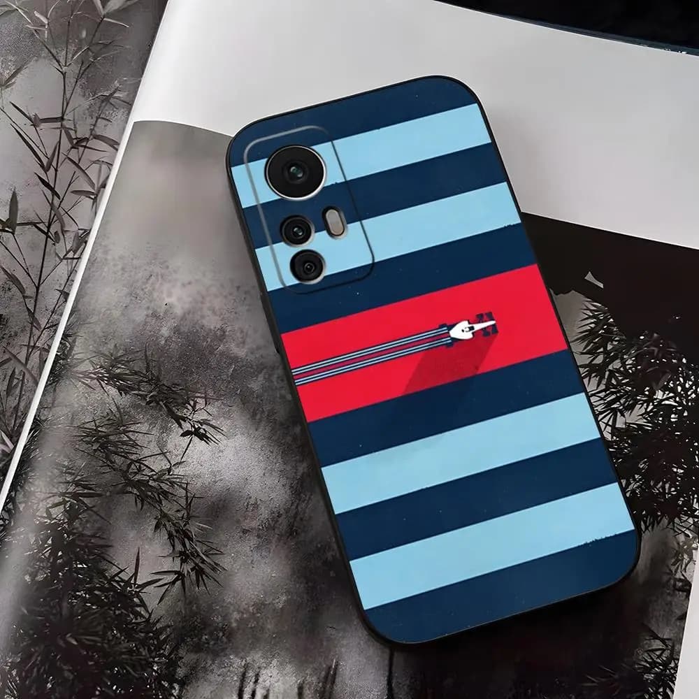 Brand M-MartiniS Racing Phone Case For Xiaomi Redmi Note 13 14 10 12 Pro POCO X5 F4 F5 Pro 12 13 11T Lite Ultra Fundas Cover