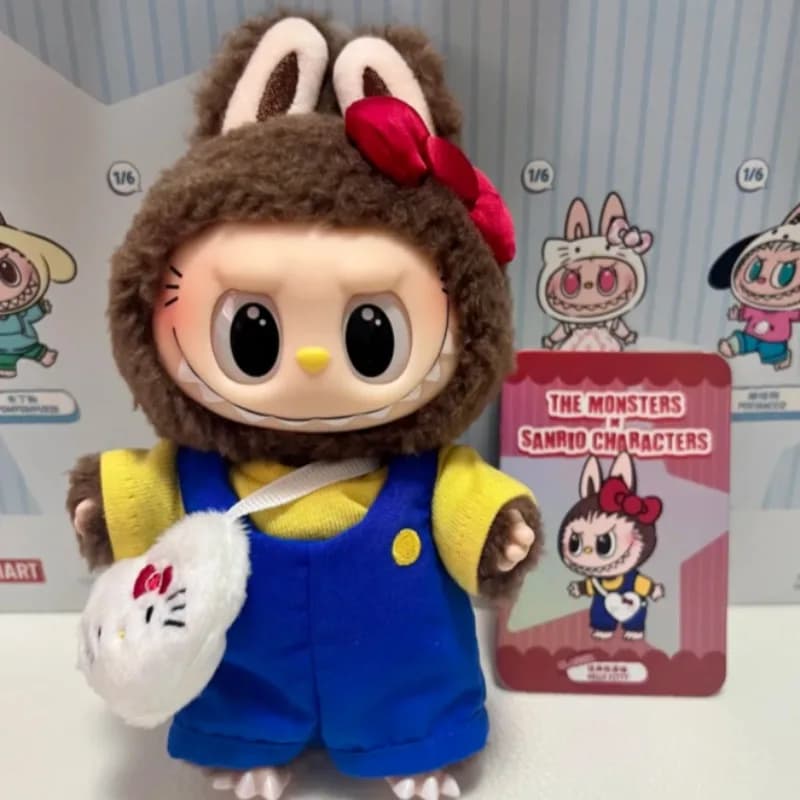 POP MART LABUBU THE MONSTERS SANRIO CHARACTERS Serie HELLO KITTY Nascosta Blind Box Peluche Regalo Ideale per Lei e per i Fan della Cultura Pop