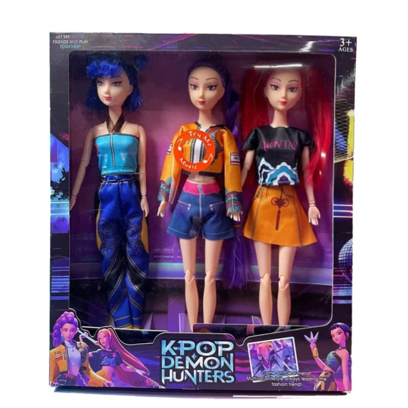 Demon Hunters Bambole Kpop per ragazze Principessa Rumi Action Figure Toy con vestiti fai da te Regalo di compleanno per bambini Collezione Mira Zoey