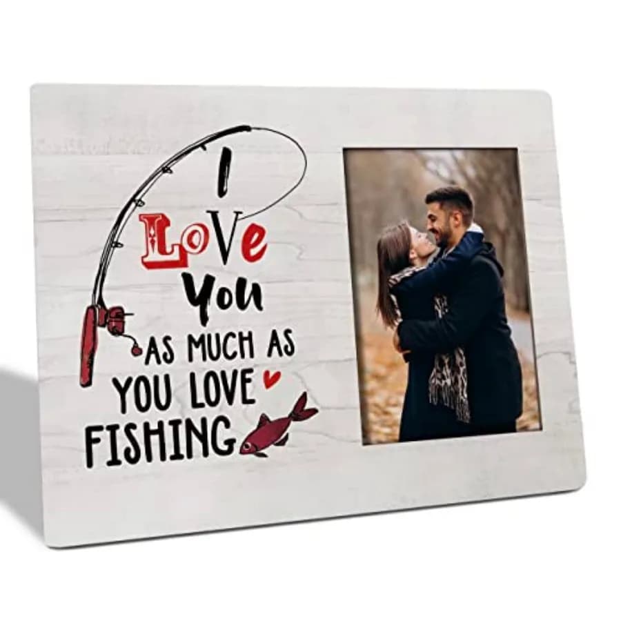 Regalo da Moglie per Marito, Regali Romantici di San Valentino per Matrimonio e Fidanzamento, Cornice Portafoto, Ti Amo