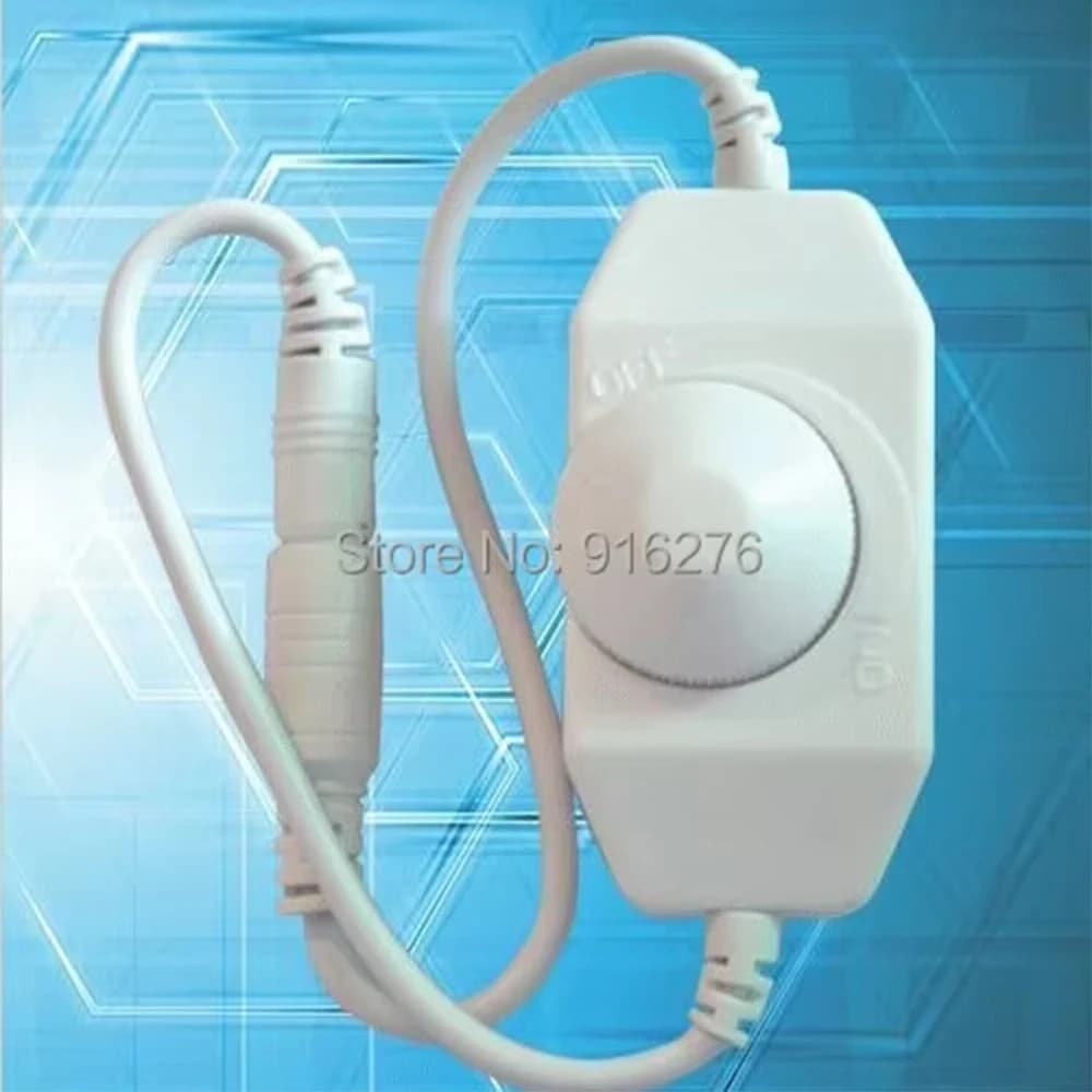 LED Dimmer DC 12V 24V 2A Adjustable Brightness Lamp Bulb Strip Driver Single Color Light Power Supply Controller 5050 3528