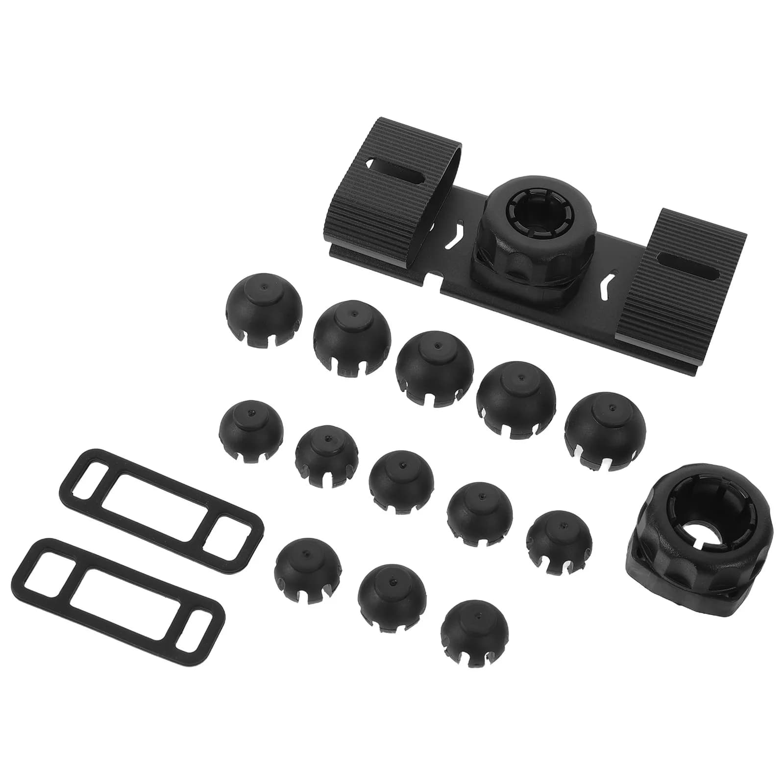 1Set Universal Dash Cam Mount Panel Mirror Back Plate Rear View Mount Holder Joint Ball Head Kit Car Interior Rearview Camera