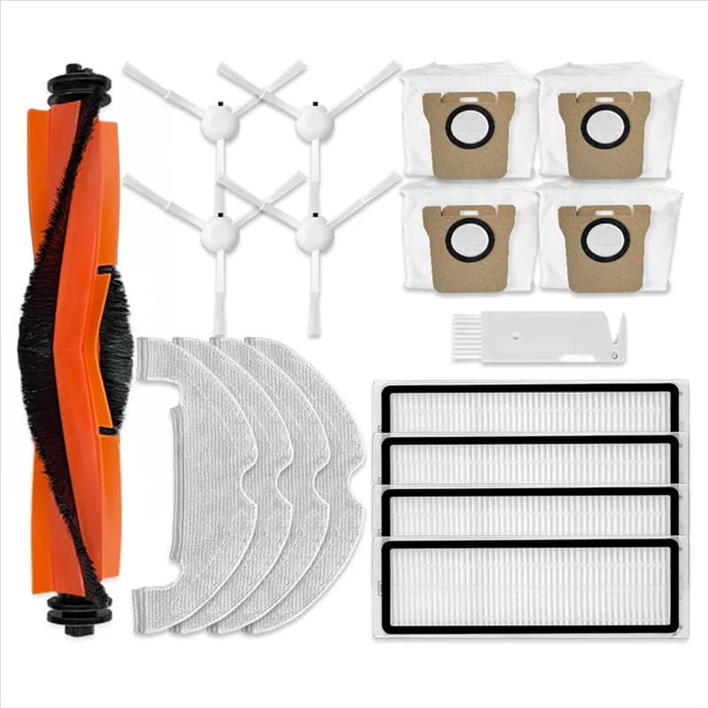 A23F-For Xiaomi Robot Vacuum cleaner X10 Spare parts Main side brush Hepa Filter Hepa Dust Bag