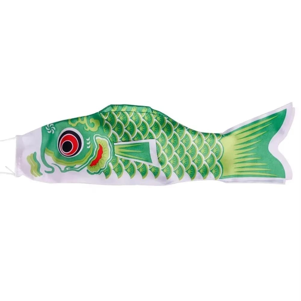New Japanese Carp Streamer Fish Flag 40/70/100cm Colorful Carp Wind Sock Flag Wind Chimes Plastic Flying Toy Yard Hanging Decor