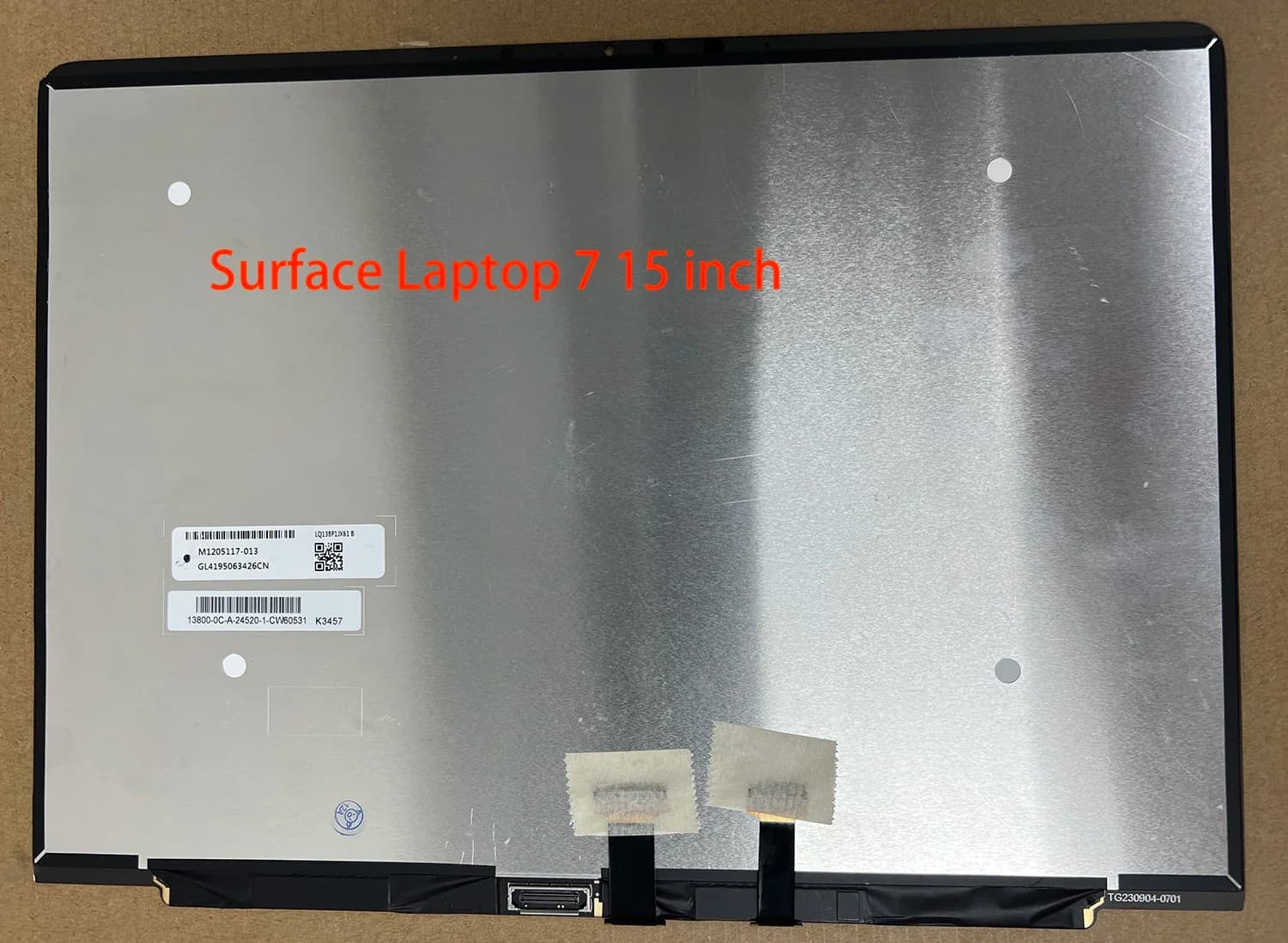 Display per Microsoft Surface Laptop 7 Display LCD Touch Screen Sensore in vetro Digitizer Pannello di montaggio LED