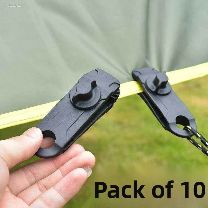Outdoor Tent Clamp Camping Equipment Sunshade Canopy Cloth Strong Fixer Hanging Hook Alligator Clamp Powerful Fixing Tool