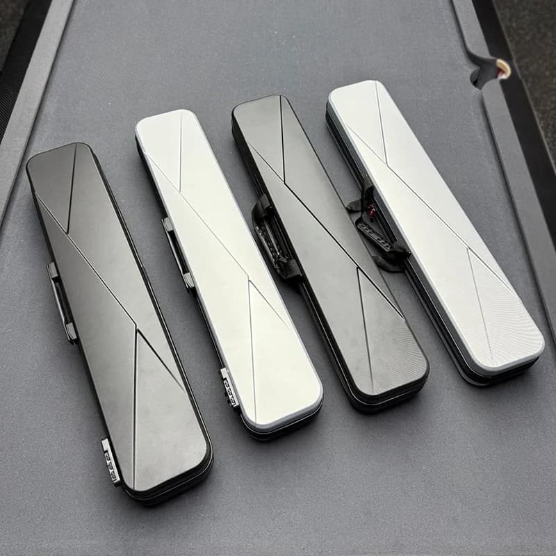 ‌ Custodia professionale per stecca da biliardo a 6 slot con serratura, custodia rigida da biliardo, 1/2 borsa da biliardo elegante compatibile con stecca da salto divisa
