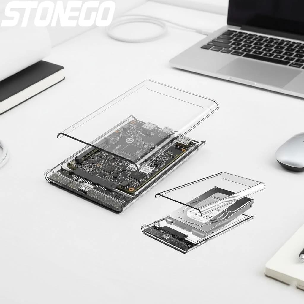 External 2 5 inch SATA HDD SSD Enclosure USB 3 0 3 1 Tool Free Compatible Windows Mac Linux 7mm 9 5 mm