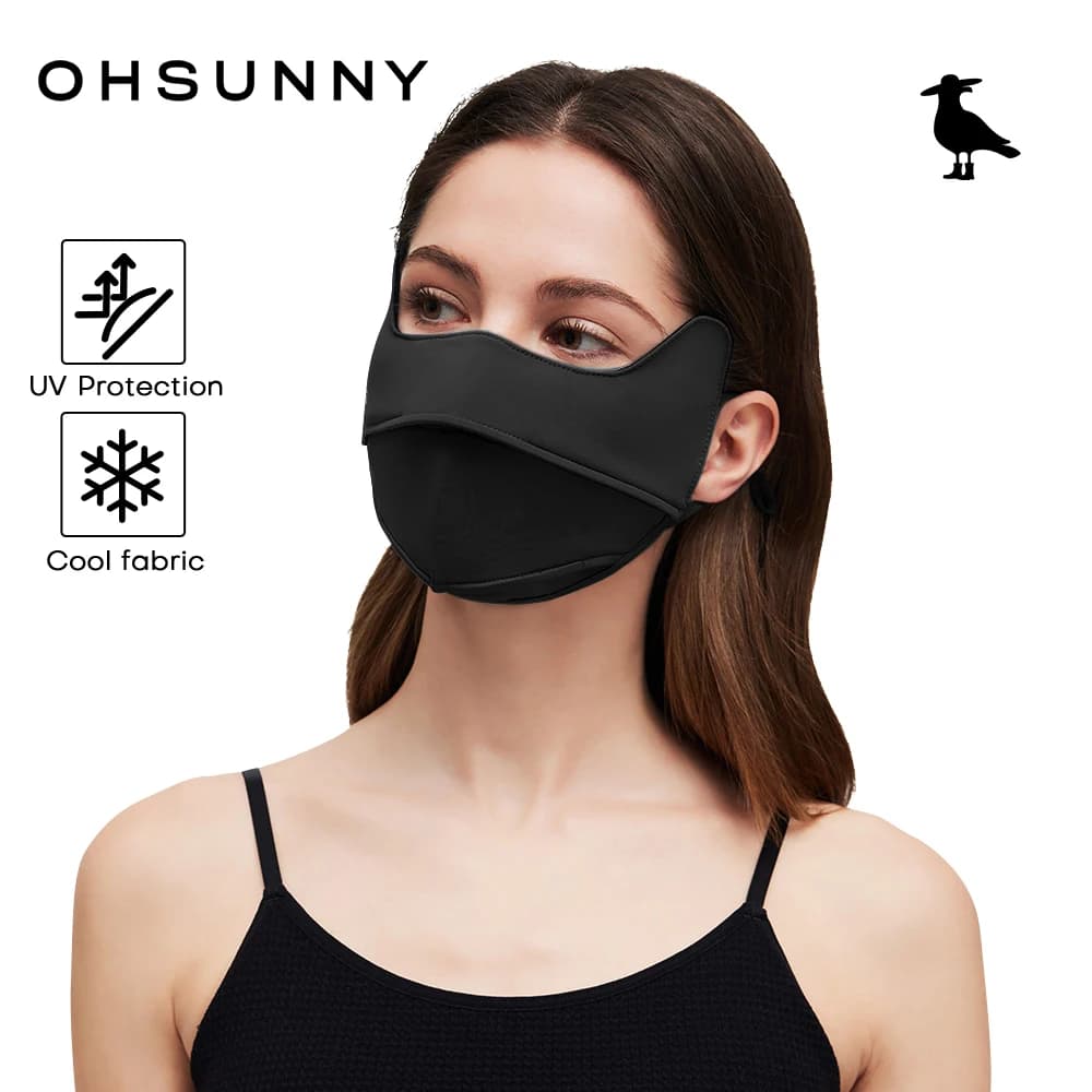 OhSunny Super Anti-Anti-Solar Masks UV New face cover with breathable sunscreen for summer, Nose mouth Both openings with refreshing lining