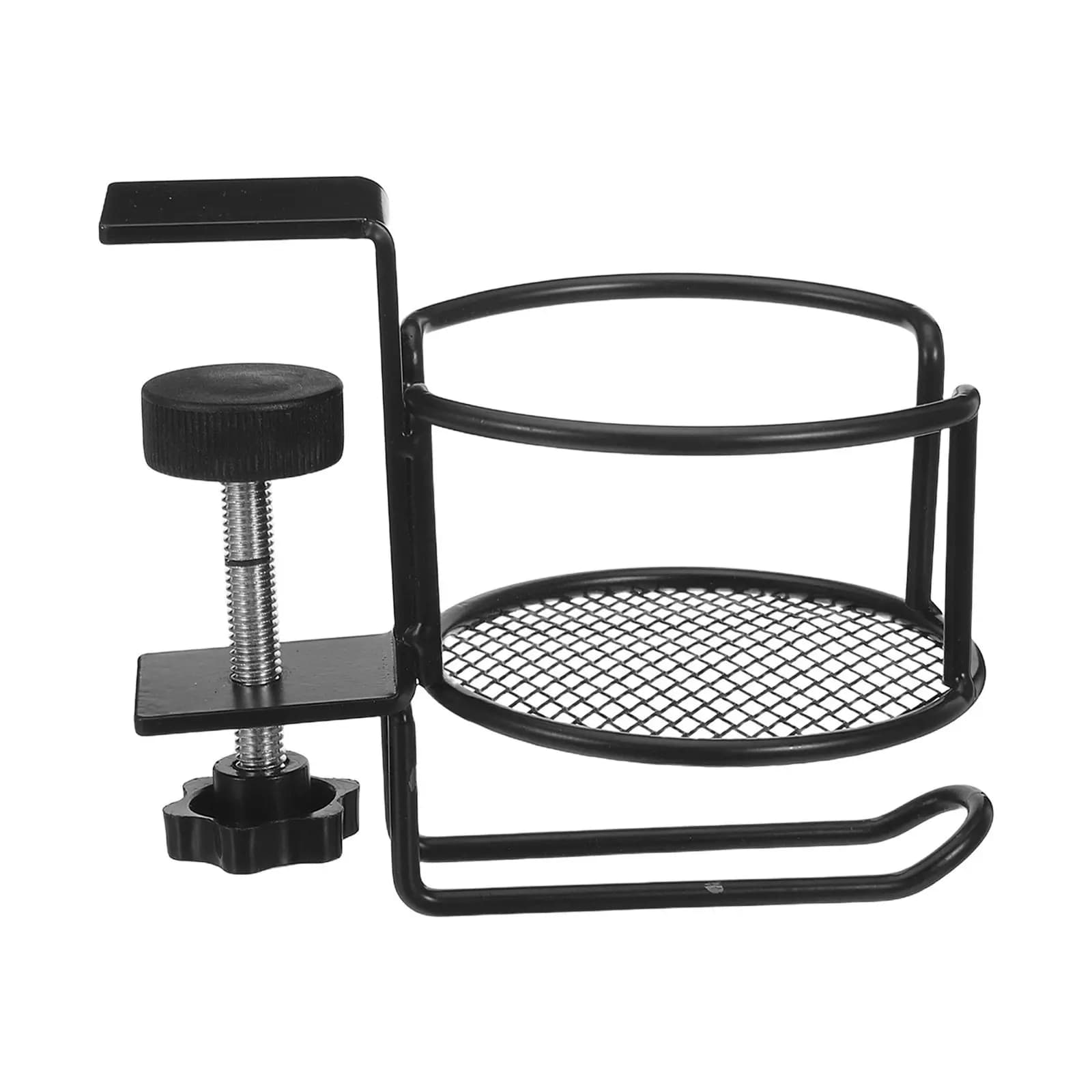 Supporto da scrivania multiuso: porta tazza, gancio per cuffie, organizer per bevande, anti-goccia, per ufficio e gaming