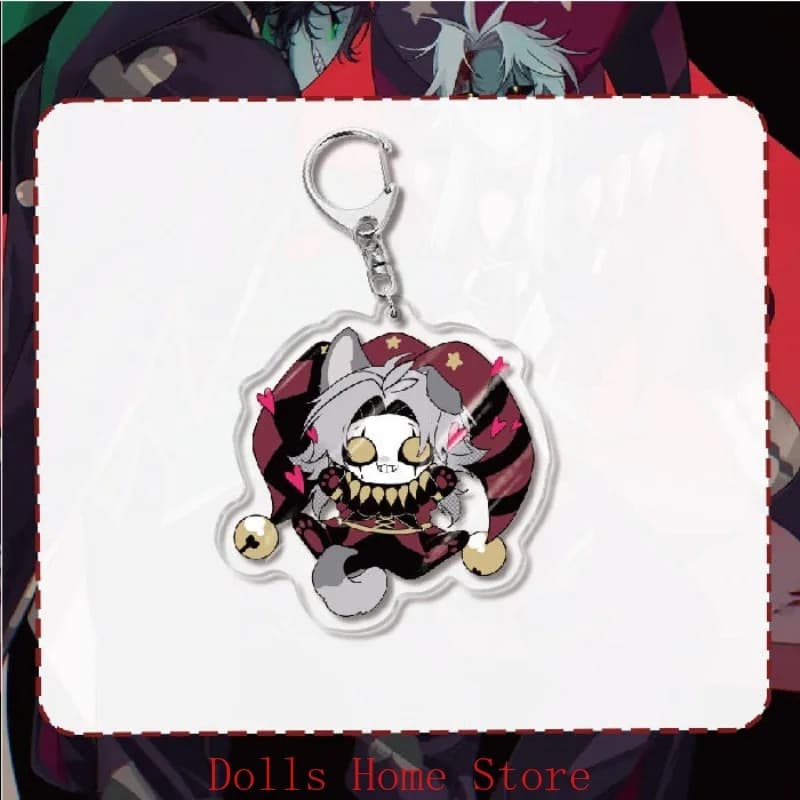 The Freak Circus Pierrot Harlequin Jester, bag pendant, ornament, souvenir, gift