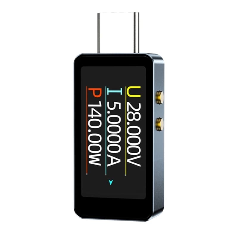 Tester portatile USB tipo C con lettura tensioni corrente in reale per l'analisi delle prestazioni della batteria