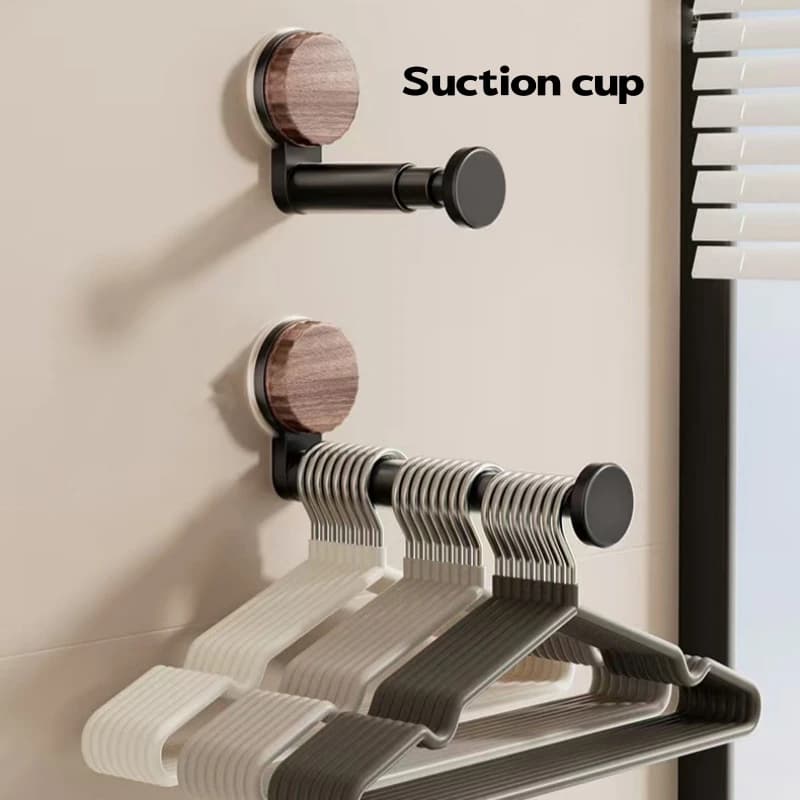 Suction Cup Hanger Collector Multi-functional Telescopic Non-punching Non-marking Clothes Rack Wall Hanging Home Storage New