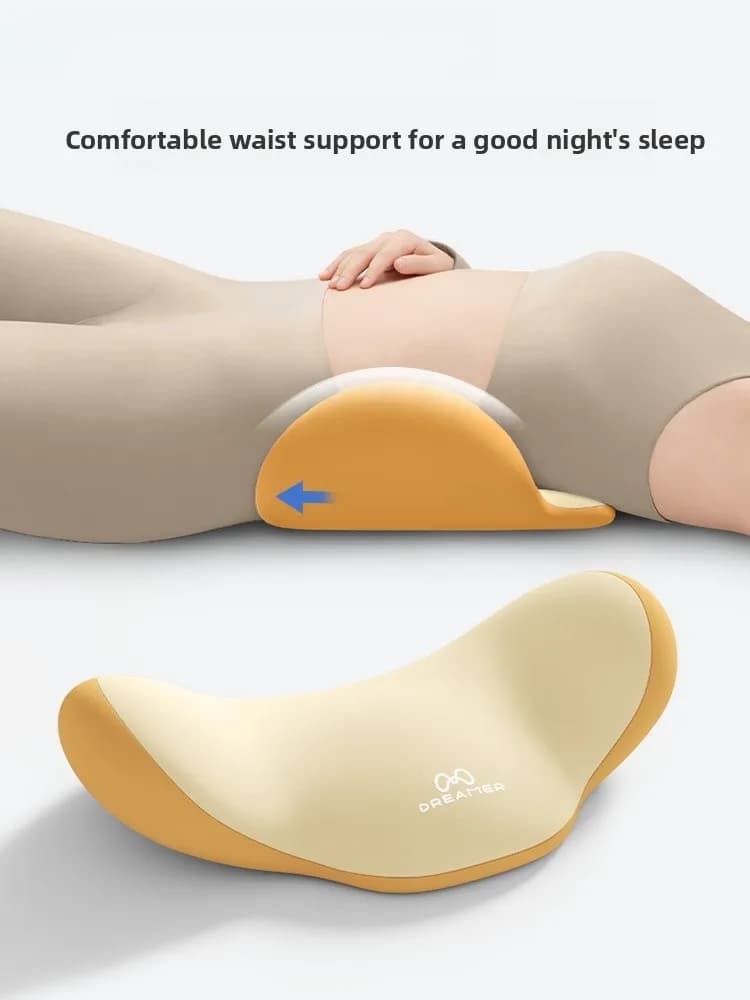 Cuscino di Supporto Lombare per Dormire, Protezione della Colonna Vertebrale, Supporto per Protrusione del Disco Intervertebrale, per Uso su Letto Piatto