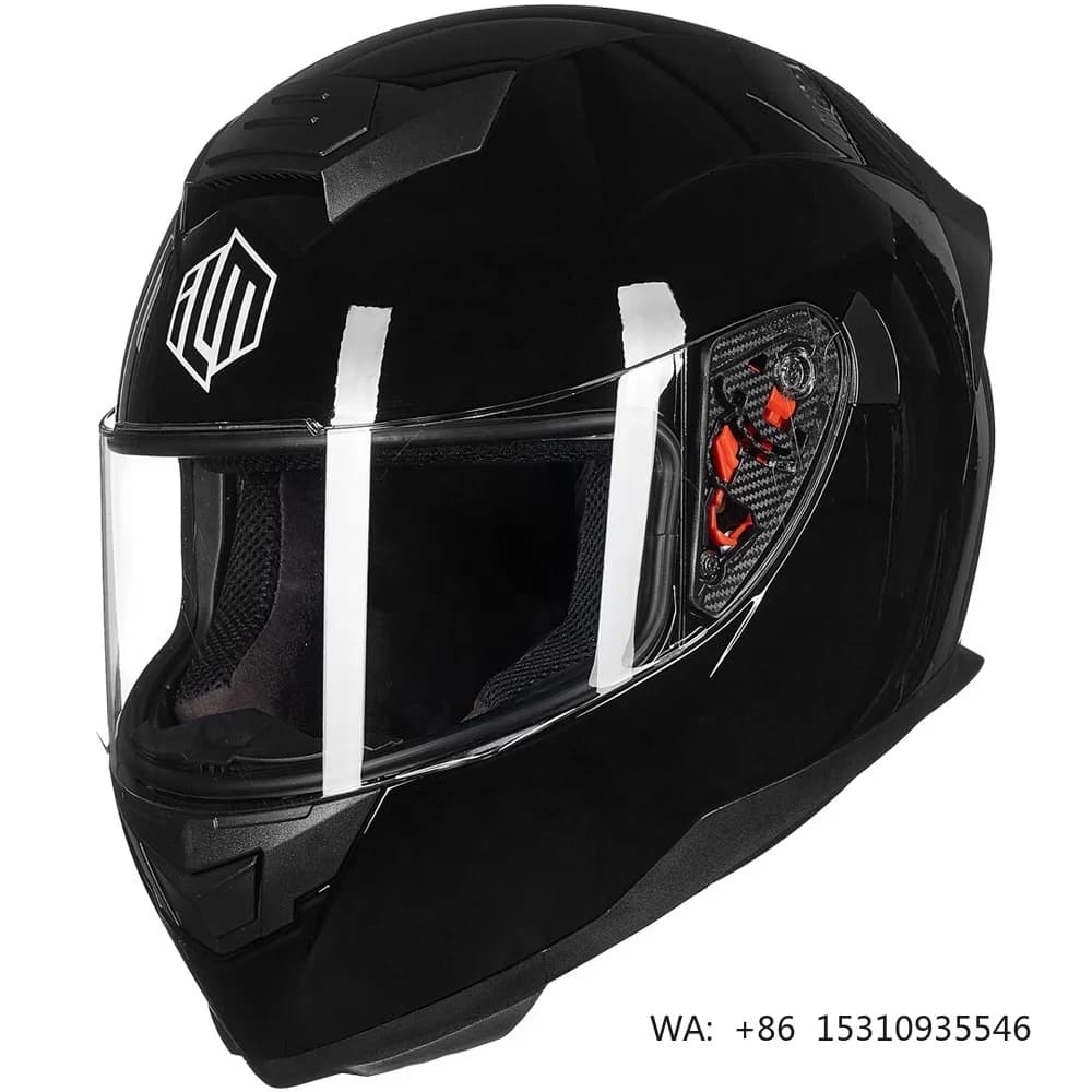 Miglior Prezzo Nuovo Casco Integrale ILM per Moto con Chiusura Rapida, Certificato DOT per Motocross e Moto Stradali, Modello-317