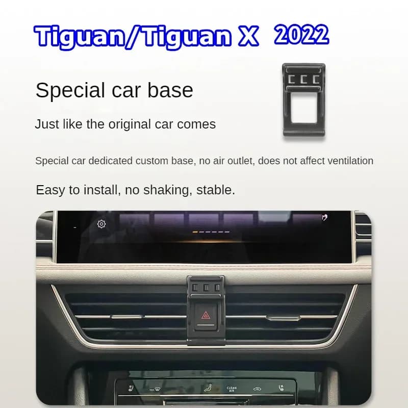 2022 Per Volkswagen Tiguan X Supporto per telefono cellulare Caricatore wireless Supporto per auto Staffa di navigazione Supporto GPS