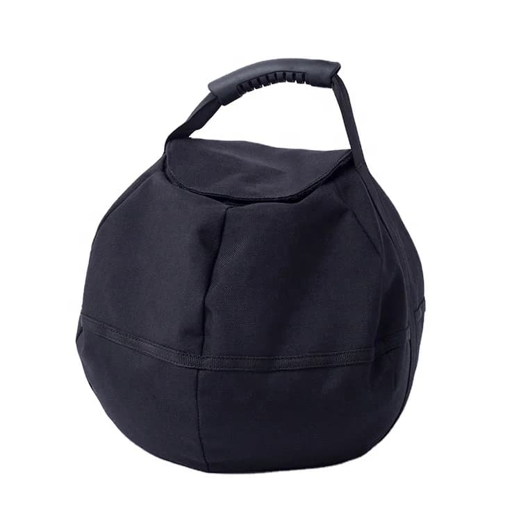 Kettlebell with custom logo, weight lifting and exercise bag, sand bag for exercises.