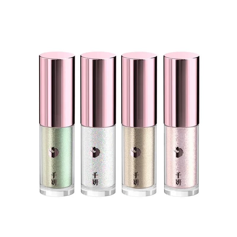 Ombretto liquido brillante Cheeryep, trucco monocromatico con glitter perlato, eyeliner a lunga durata effetto seta.