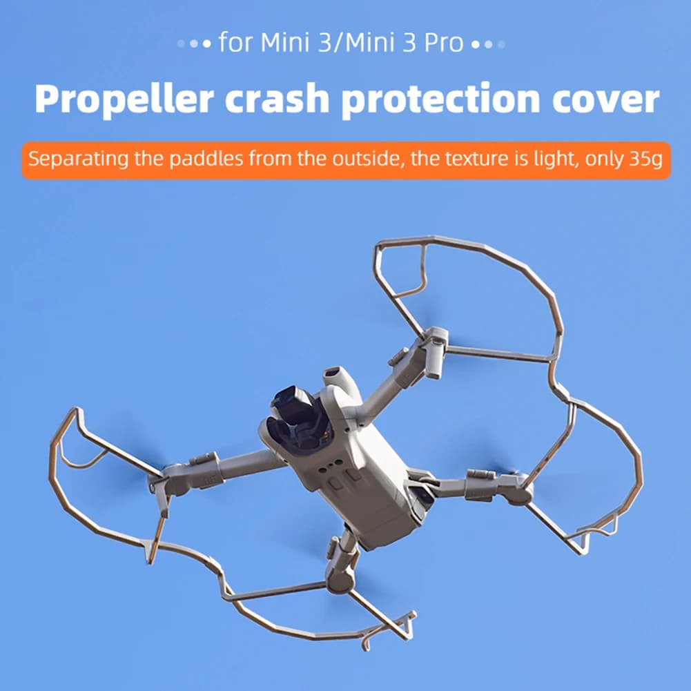 Propeller Protective Ring Lightweight Drone Blade Wing Fan Protective Bumper Cover Anti-collision for Mini 3/Mini 3 Pro