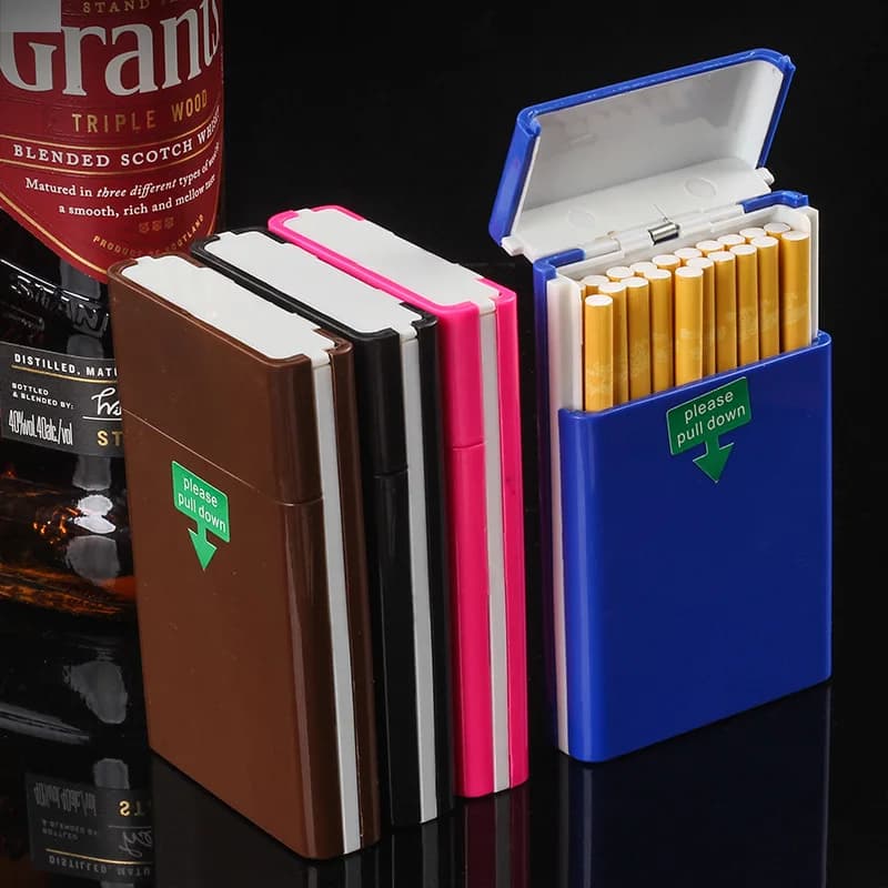 Lady Slim cigarette holder long cigarette holder lid cigarette holder slim plastic cigarette case gift case