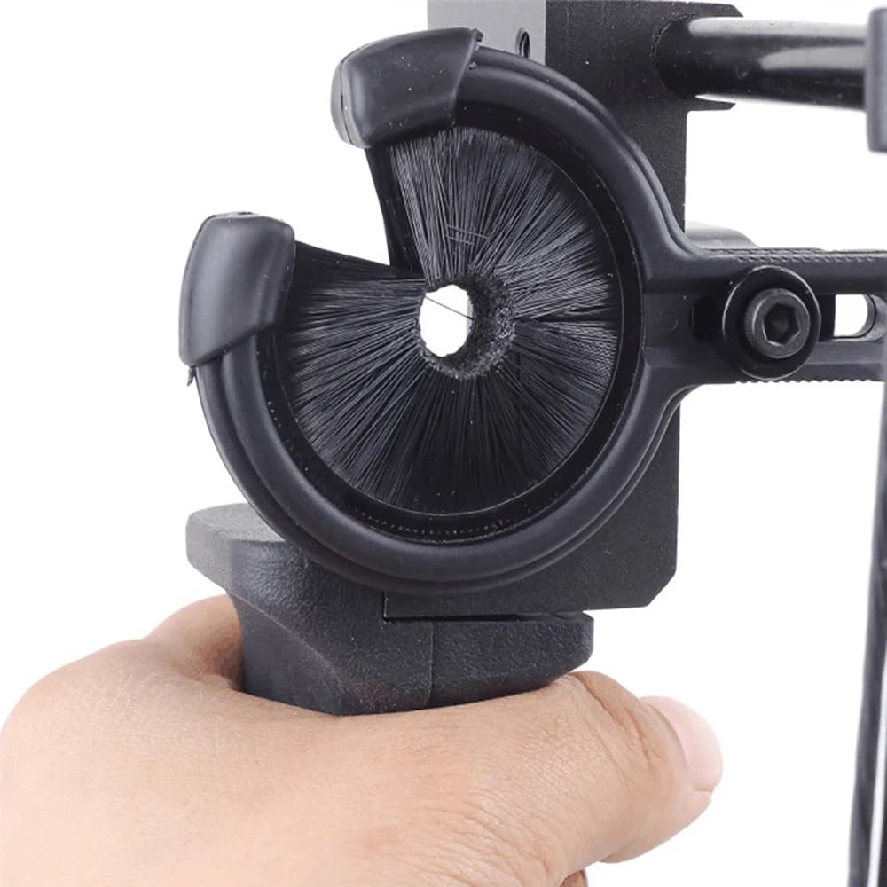 Archery Replaceable Full Brush Arrow Rest Adjustable Arrow Stand Both Right Left Hand for Hunting Shooting Compound Bow Arrow