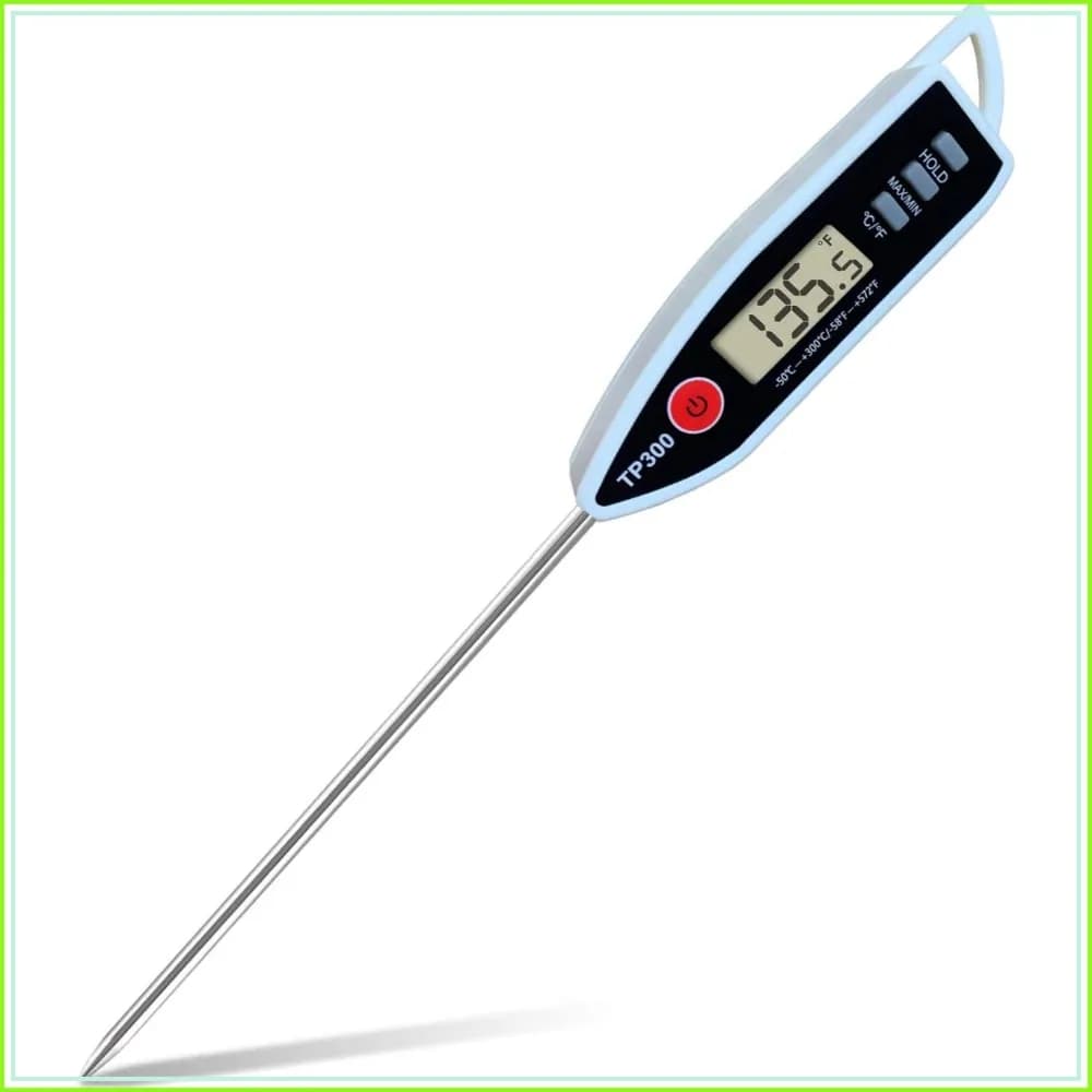 Instant Read Meat Thermometer for BBQ, Cooking, Deep Fry, Roast - 3-5s, -58℉-572℉, Food Grade Probe