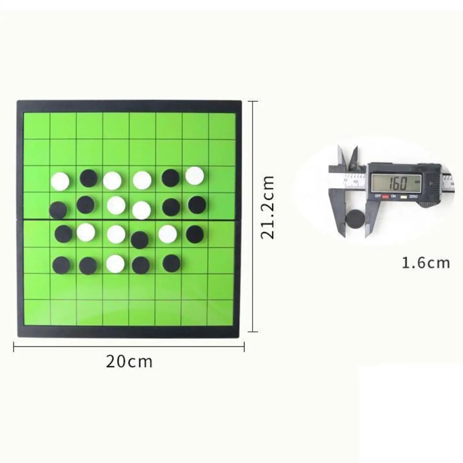 Classic Reversi Magnetic Othello Board Game Set Portable Chess Board Accessories for Two Player Board Games