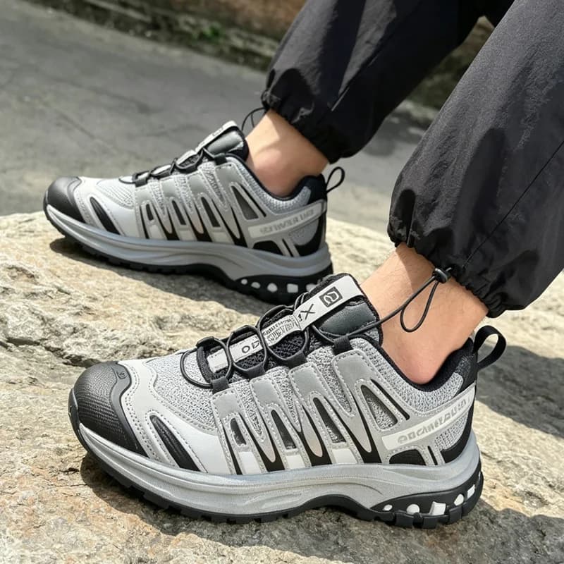 Scarpe Sportive Casual da Uomo, Design Comodo e Ammortizzato, Adatte per Corsa, Palestra, Camminata, Leggere, Basse, con Lacci