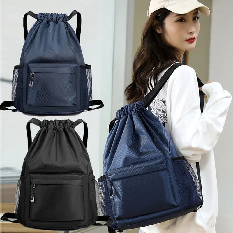 New Waterproof Drawstring Bag Drawstring Shoulder Bag Sports Basketball Bag Easy Backpack Outdoor Sports Accesories