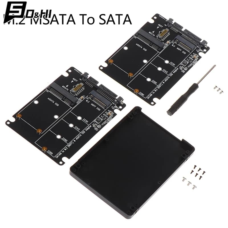 NGFF a SATA 3 custodia HDD esterna adattatore MSATA SSD scheda adattatore protocollo SATA M.2