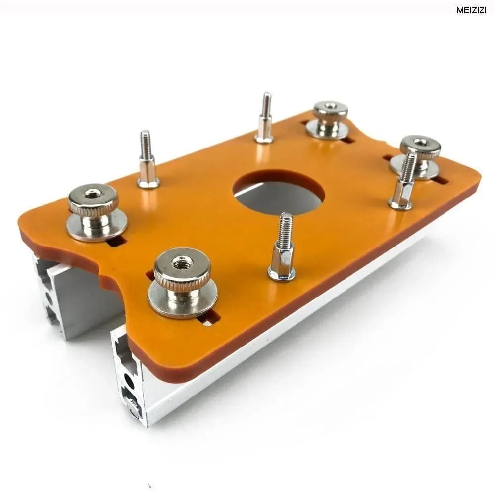 Slot per supporto per taglierina senza fresatura per la fresatura di scaffali di cerniere e alette nascoste adatte per la fresatura dei bordi da 63 a 65 mm