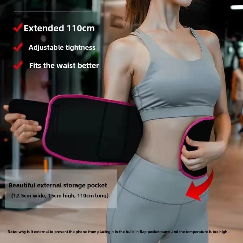 Breathable sports belt for waist that sculpts fitness belt for fat burning sweating